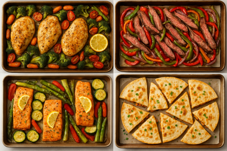 Easy & Healthy Sheet Pan Recipes | Stress-Free One-Pan Meals by Marium Arsalan