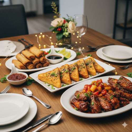 Wok and Rolls Evenings: Chinese Starters to Kickstart Your Dinner Feast