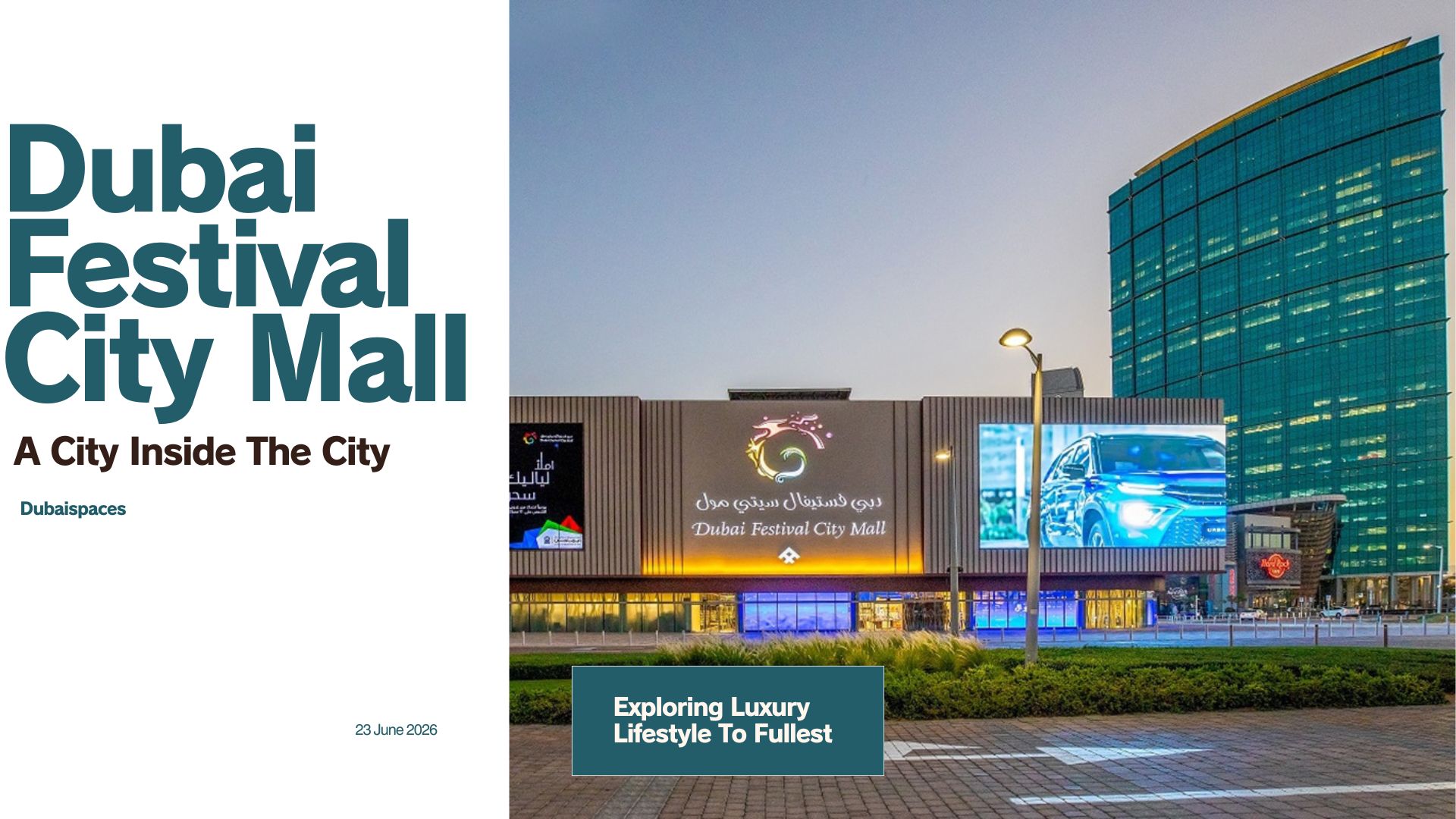 Inside Dubai Festival City Mall: Shopping, Entertainment, Residences, and Creekside Living