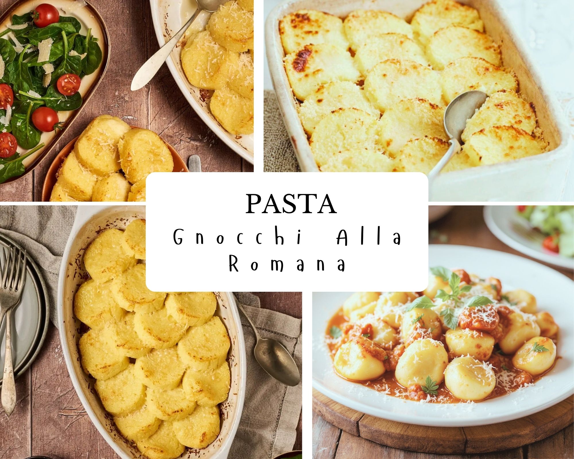 Sunday Supper With Vintage Grandma Recipes: Creamy Gnocchi alla Romana 