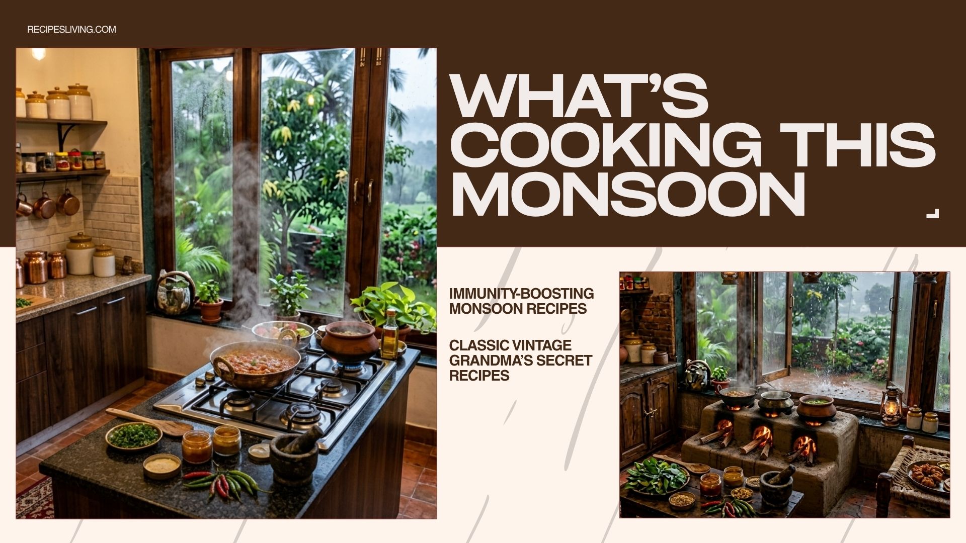 Comforting Monsoon Recipes: Vintage Grandma’s Recipes Passed Down Through Generations 