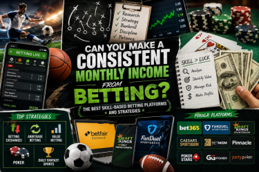 Can You Make a Consistent Monthly Income from Betting? The Best Skill-Based Betting Platforms and Strategies