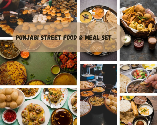 Venturing Through Indian Thali Meal: Punjabi-Delhi Street Food & Meal Set