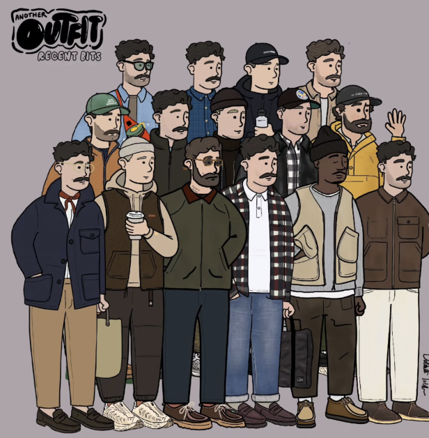 Illustrated Outfit Guides — Pinterest’s Hipster-Cool Men’s Fashion Trend Explained
