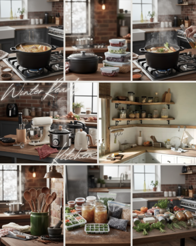 Cold Weather Cooking: Perp for Winter Kitchen Utensils, Gravies, Ingredients 