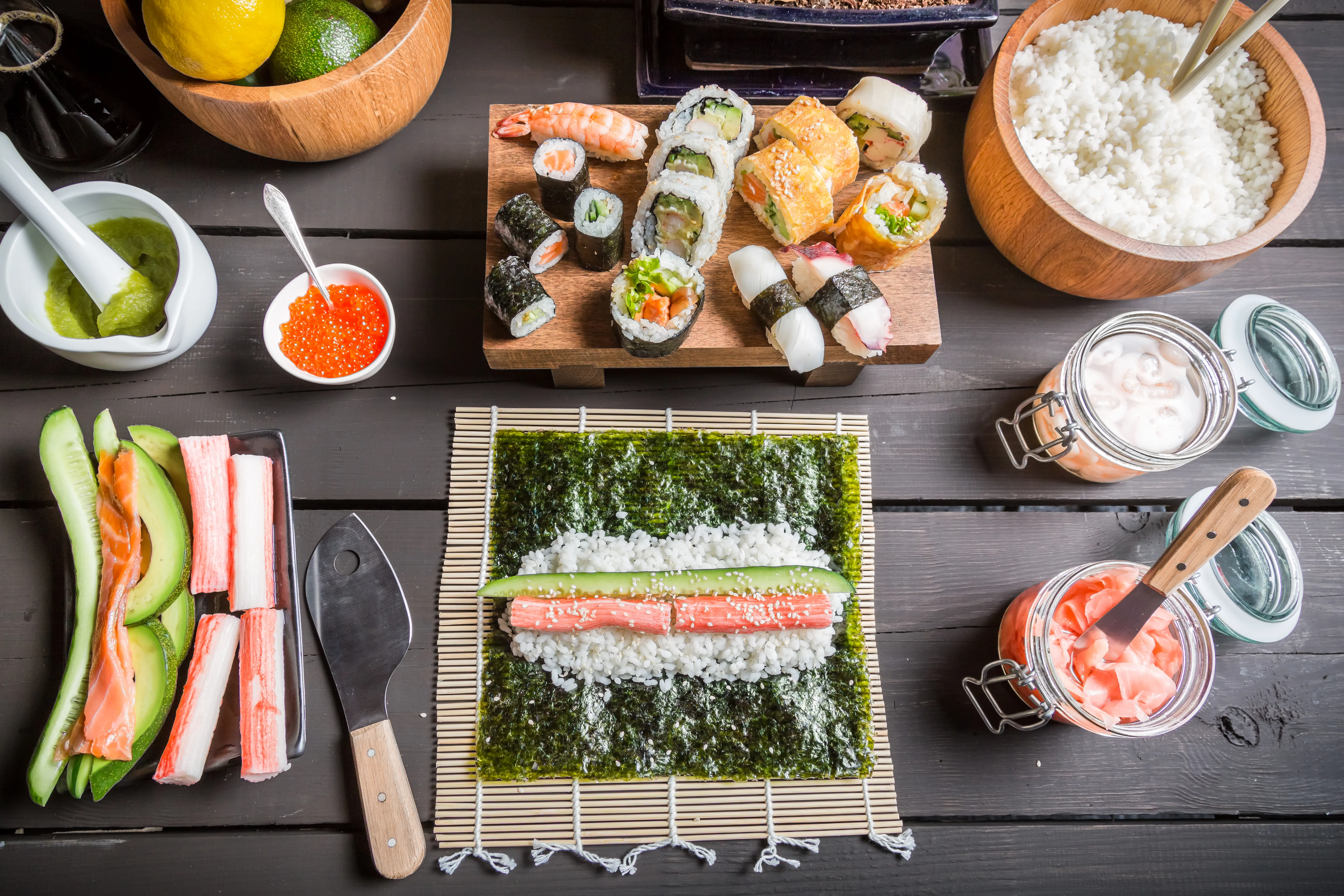 art of making sushi