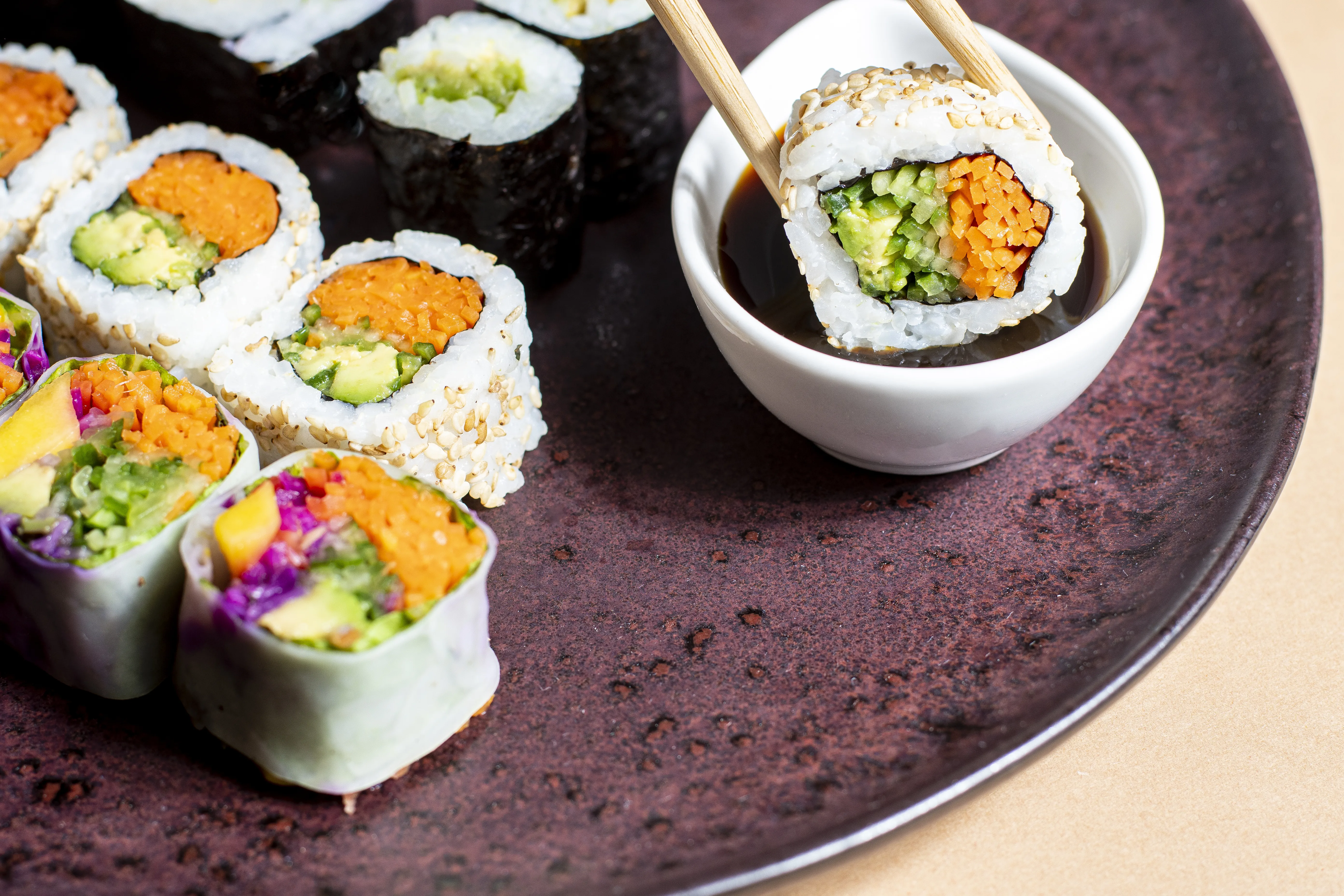 avocado sushi