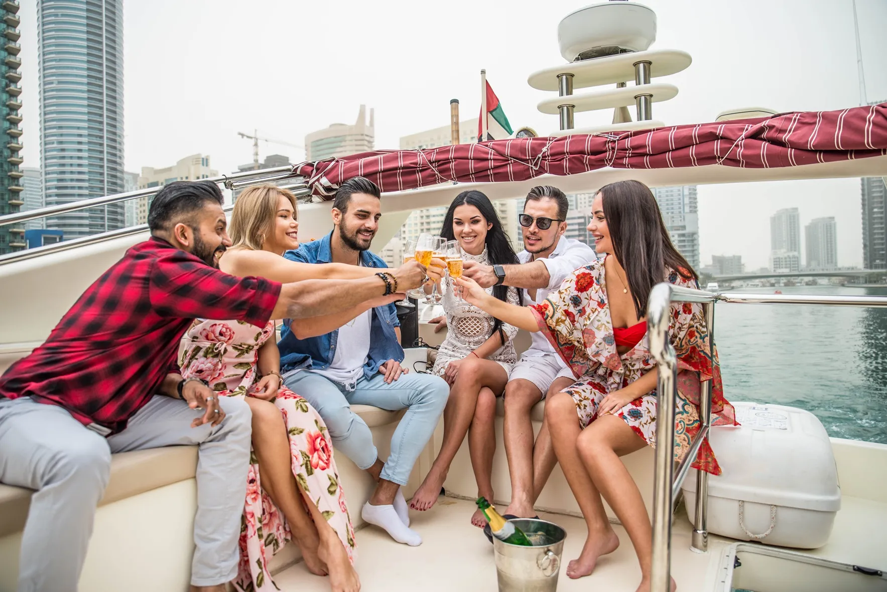 Poeple on yatch