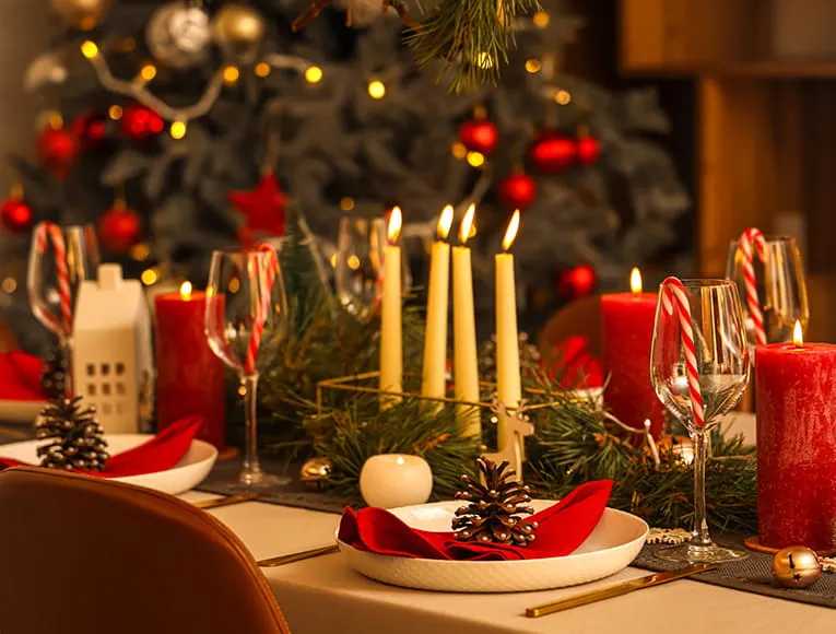 Christmas Dinner decor