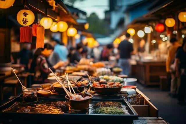 Japanese Winter Street food