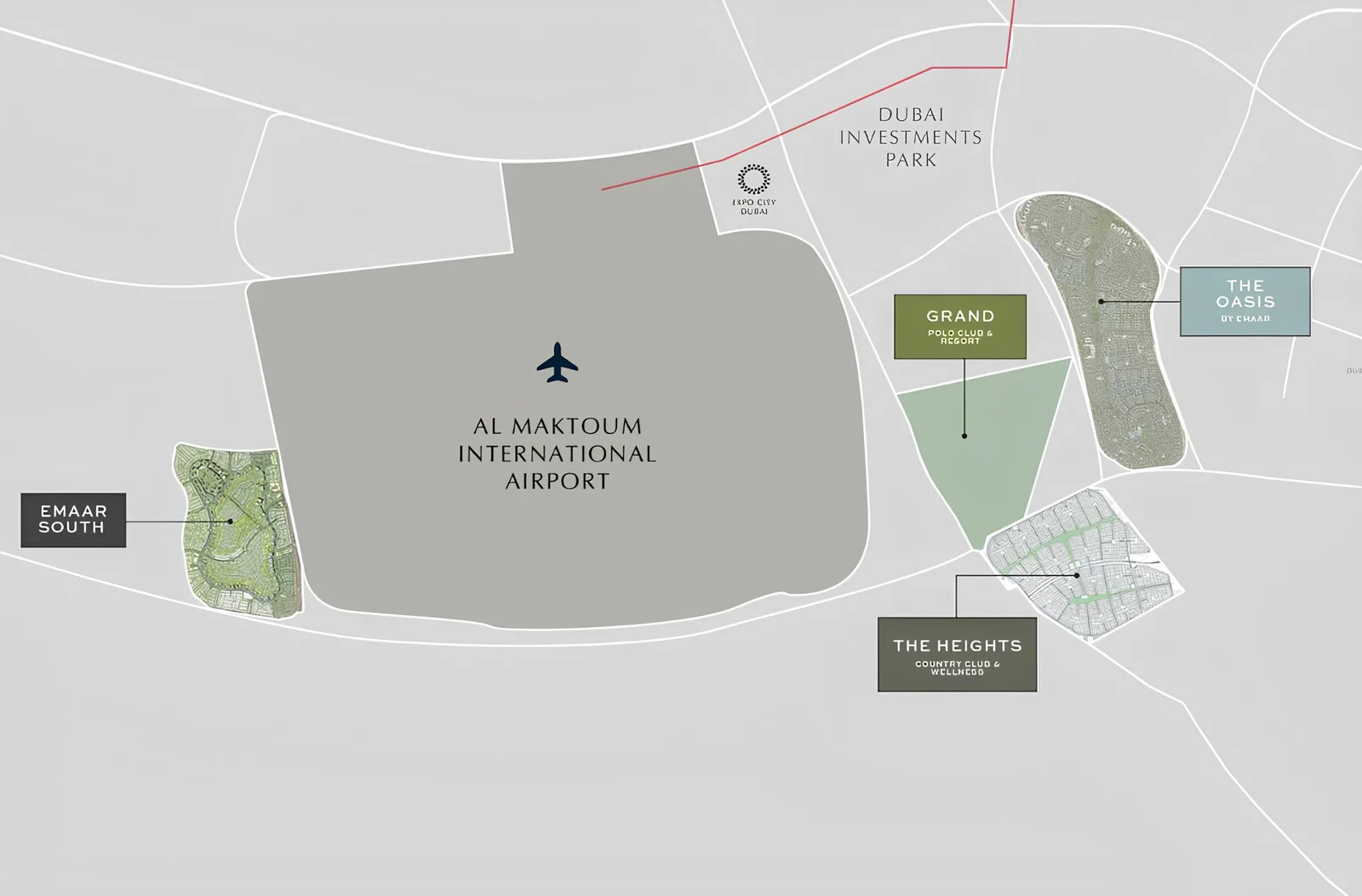 Location Overview - Emaar Grand Polo Club and Resort