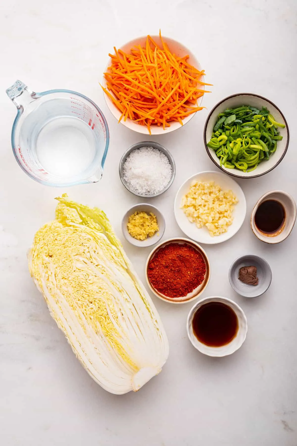 ingredients for Kimchi