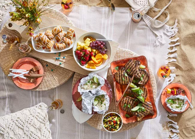 Caribbean meal 