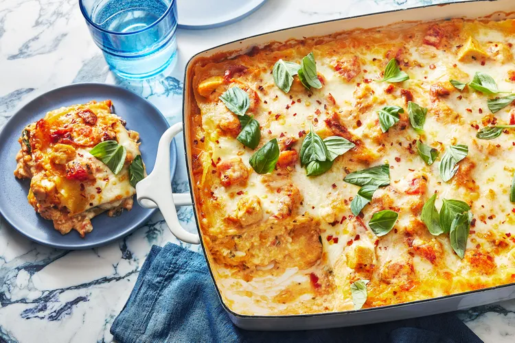 Butter chicken Lasagna  