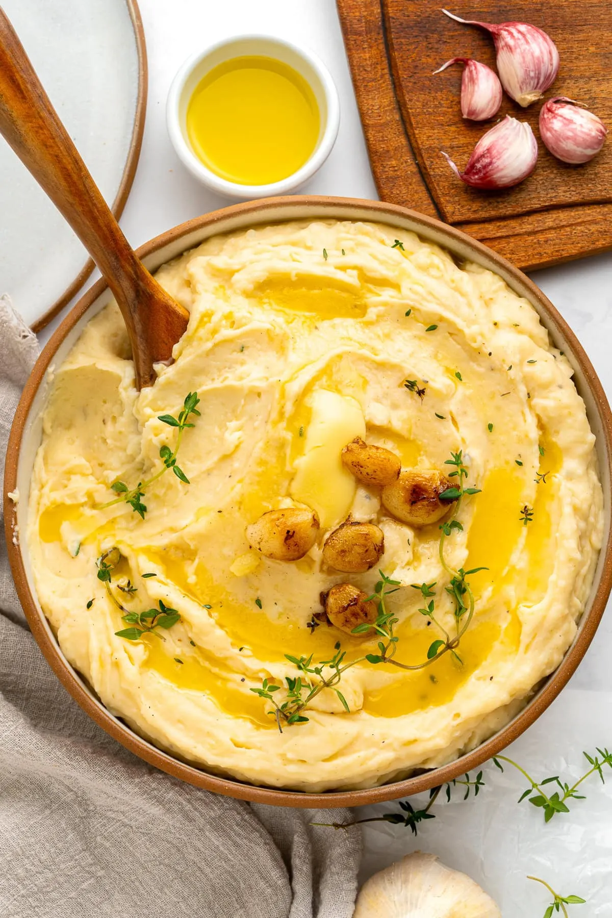 roasted garlic mashed potatoes