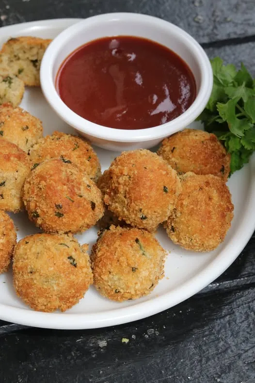 veg-potato cheese ball