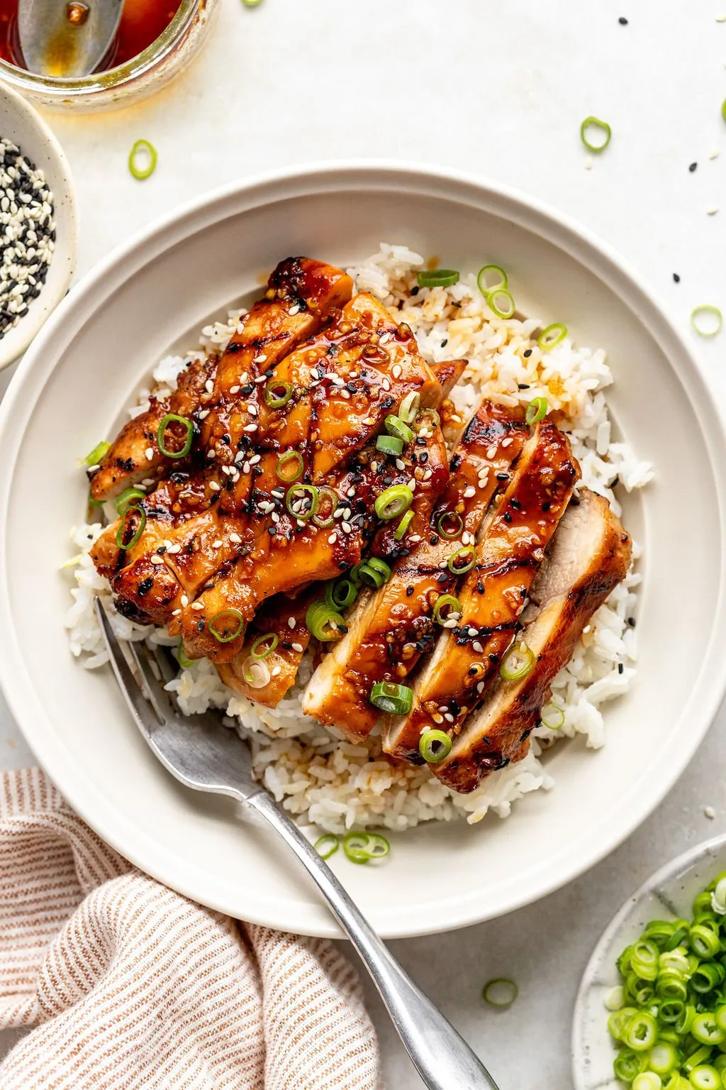 teriyaki chicken with rice