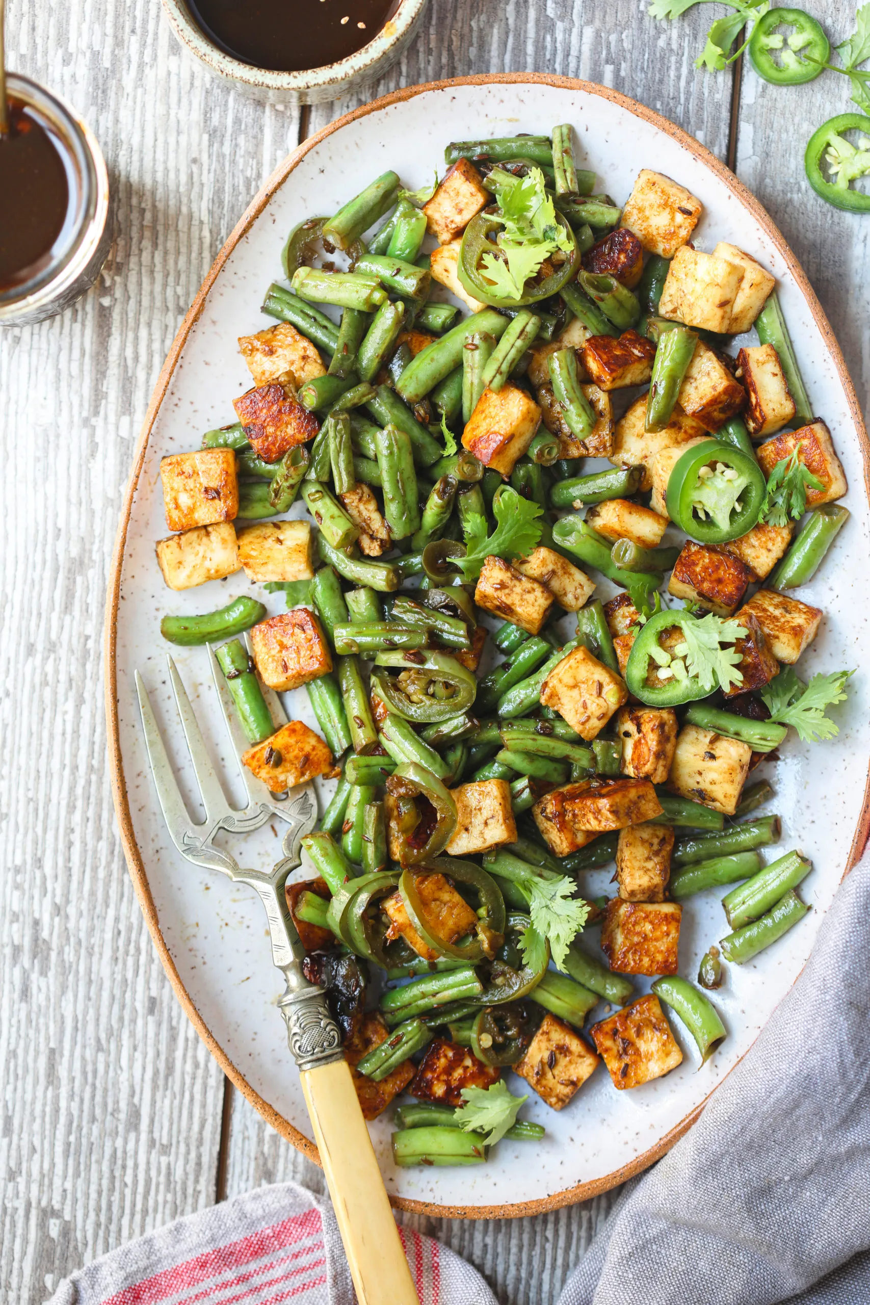 green bean paneer fry