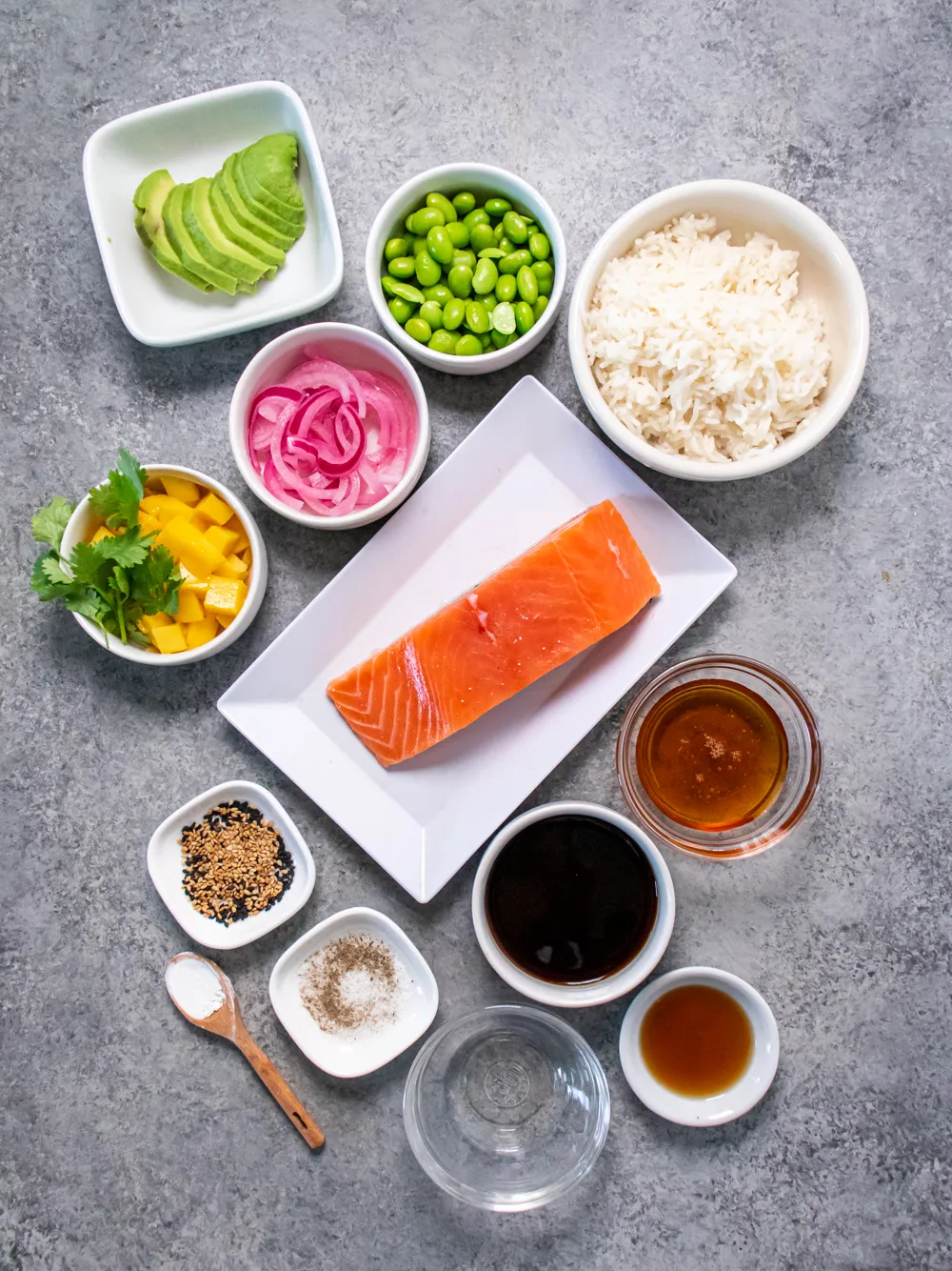 Ingredients for Teriyaki Salmon