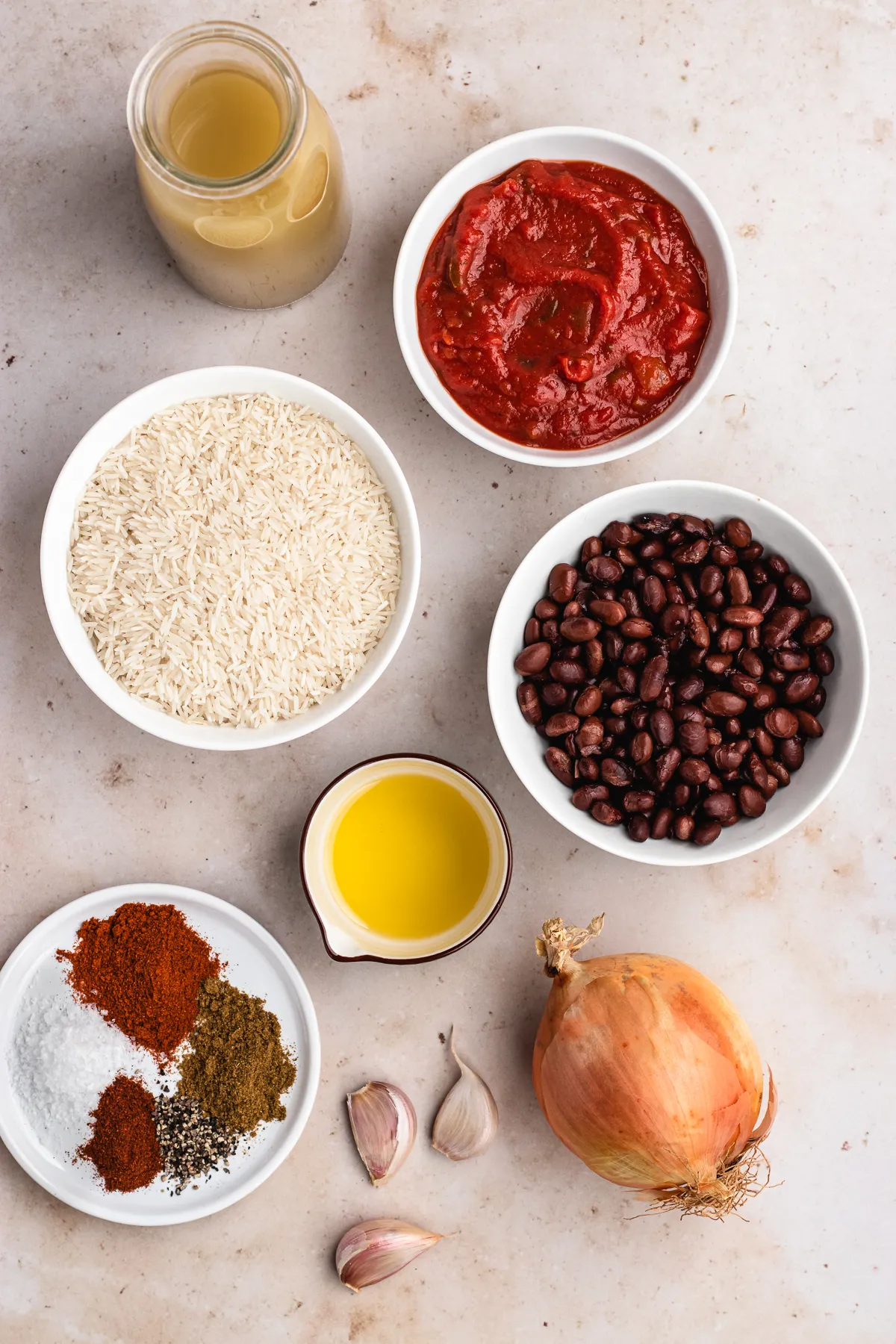 Mexican Bowl base ingredients