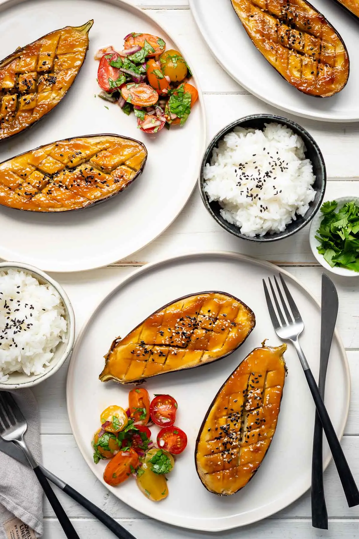 miso eggplant meal