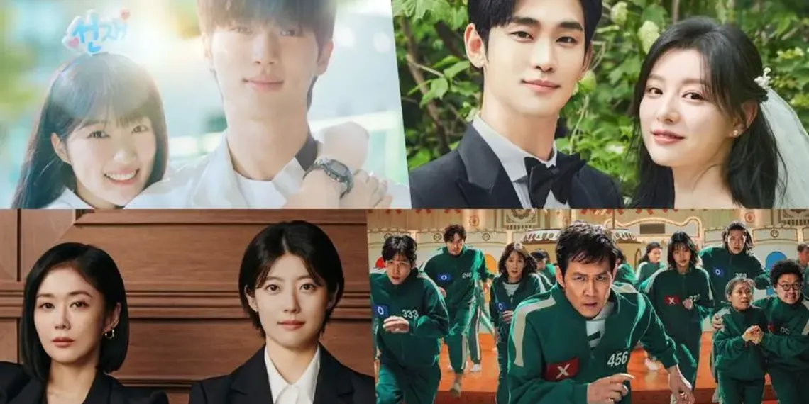 K-drama series in-scene shots