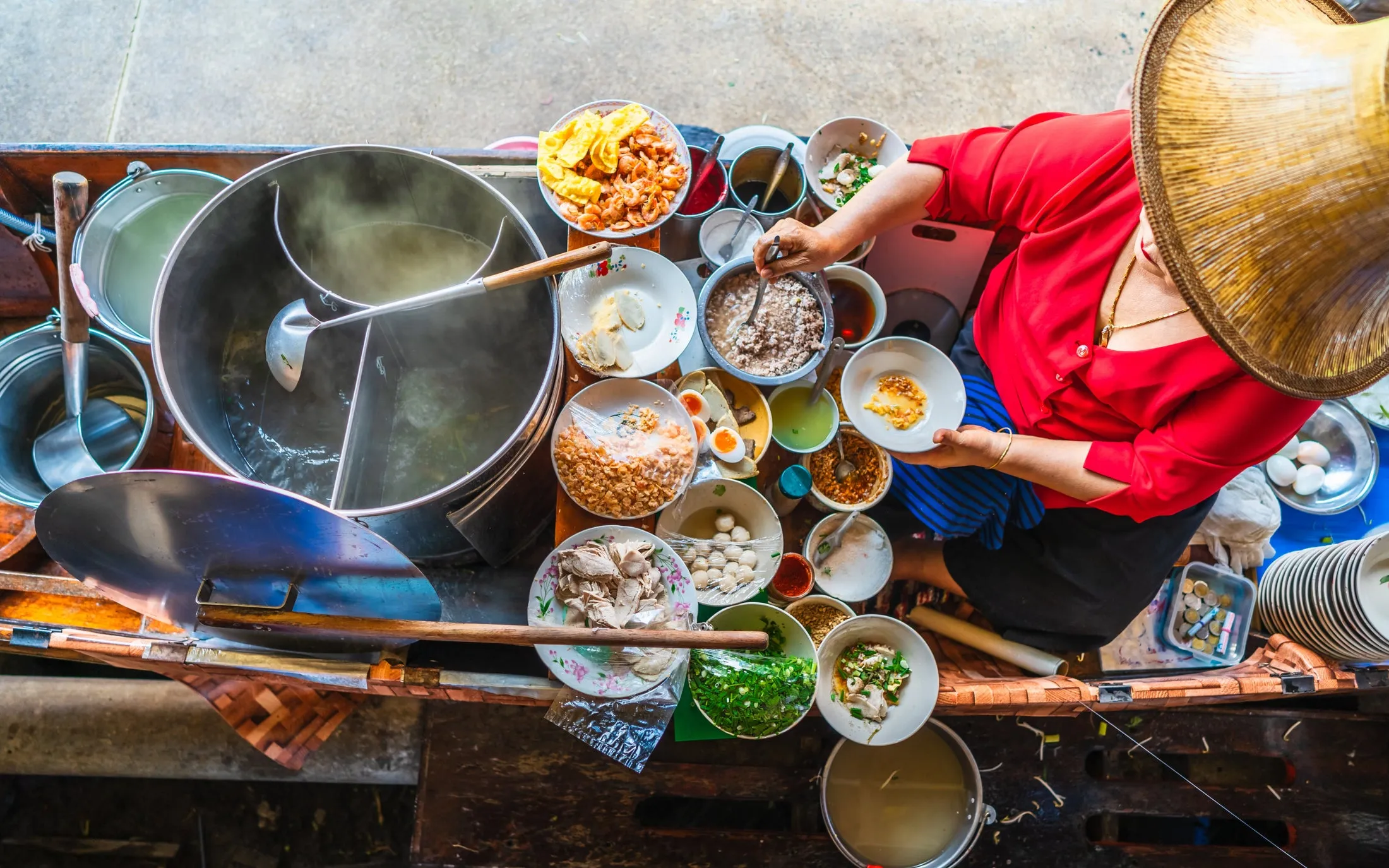 Thai cooking with spices and pantry staples