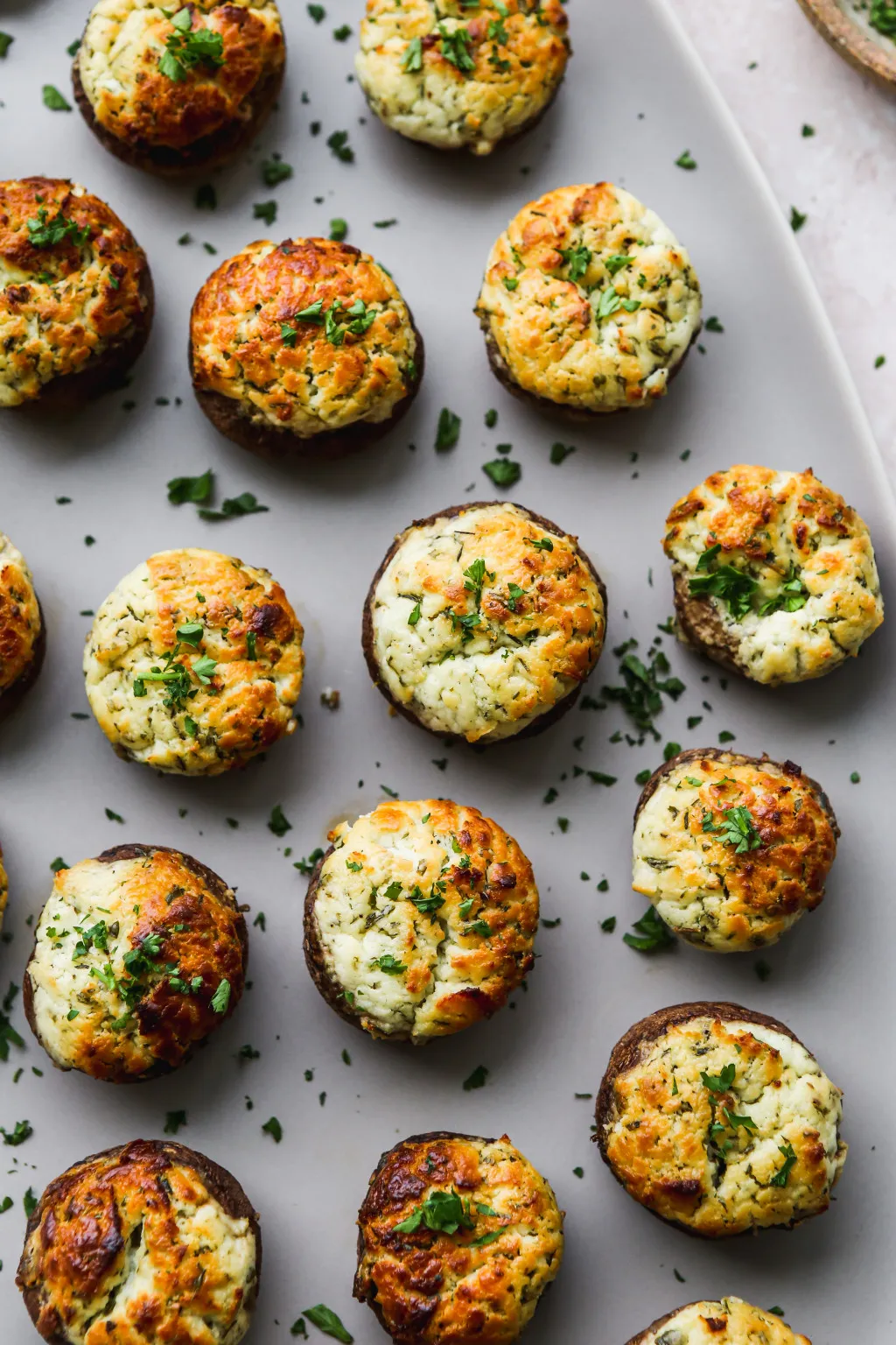 cheesy stuffed mushroom