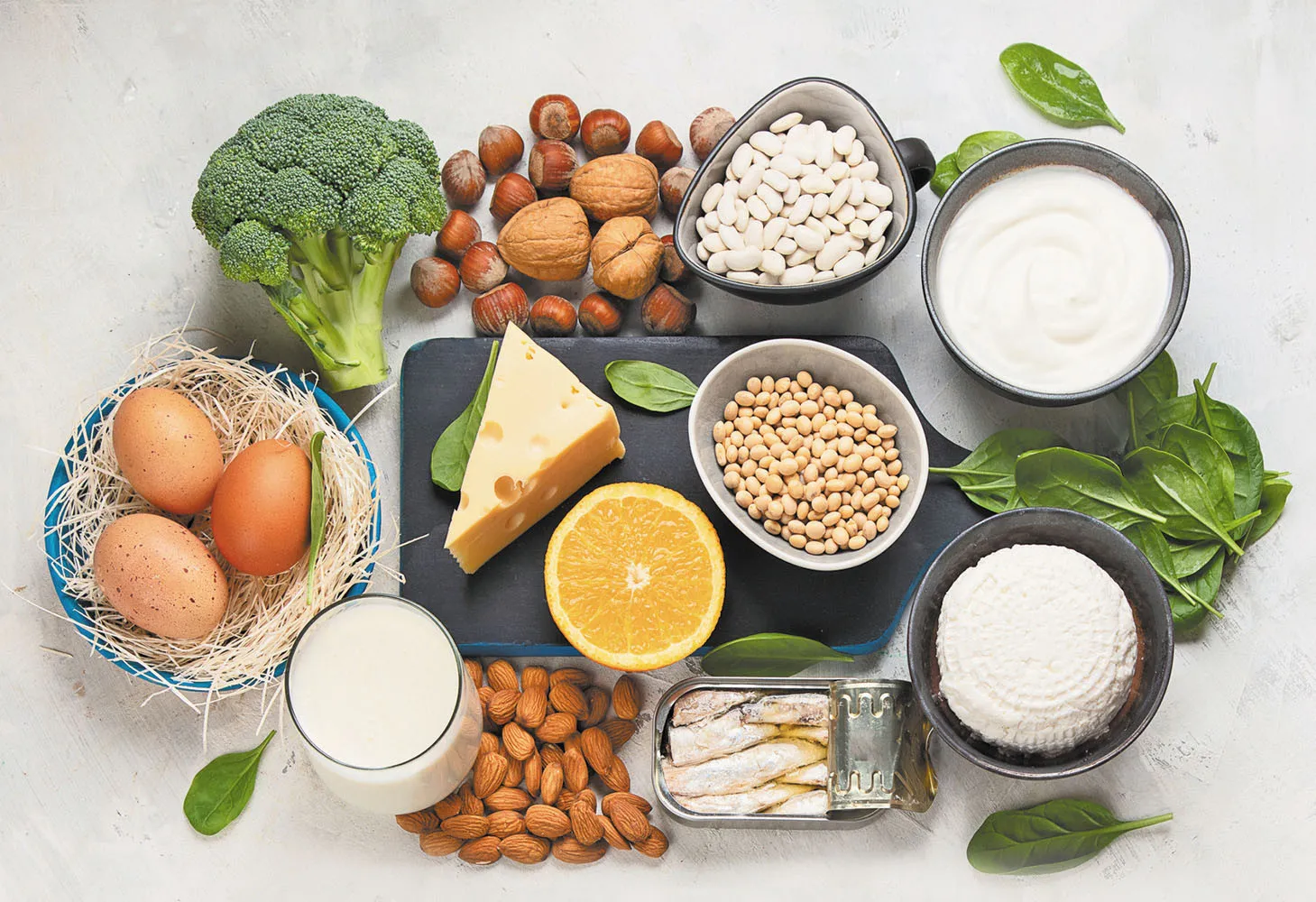 image of protein vitamin calcium