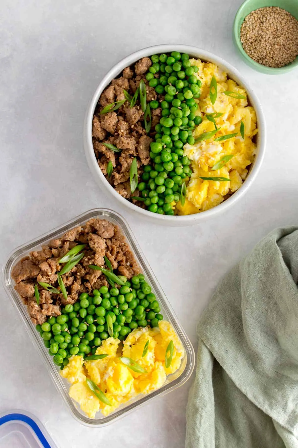 chicken sabaro rice bowl